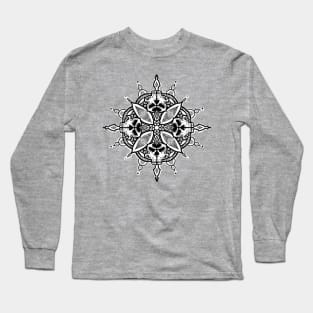 Sacred geometry skulls Long Sleeve T-Shirt